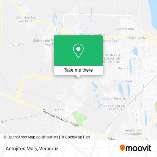 Mapa de Antojitos Mary