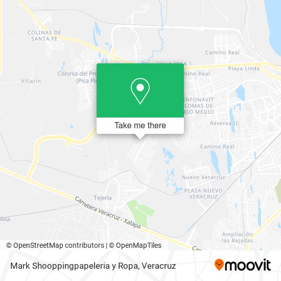 Mark Shooppingpapeleria y Ropa map