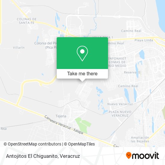 Antojitos El Chiguanito map