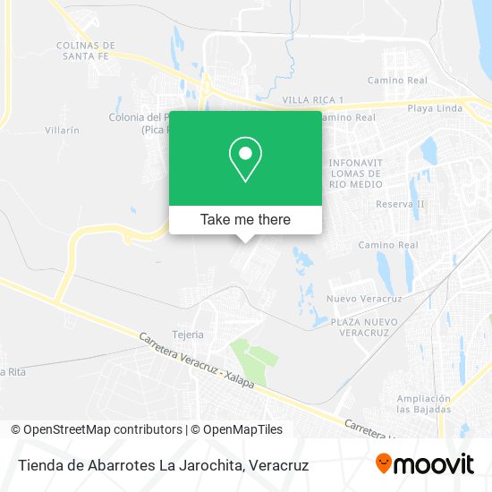 Tienda de Abarrotes La Jarochita map