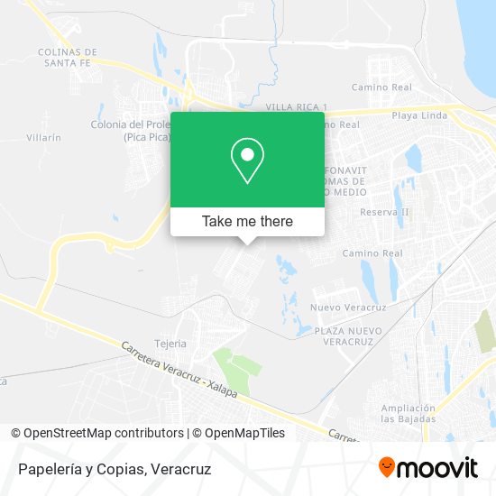 Mapa de Papelería y Copias