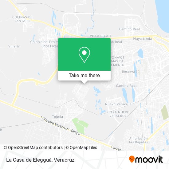 La Casa de Elegguá map