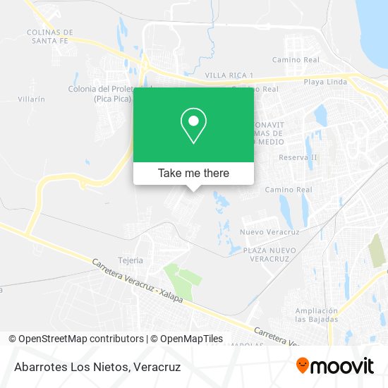Mapa de Abarrotes Los Nietos