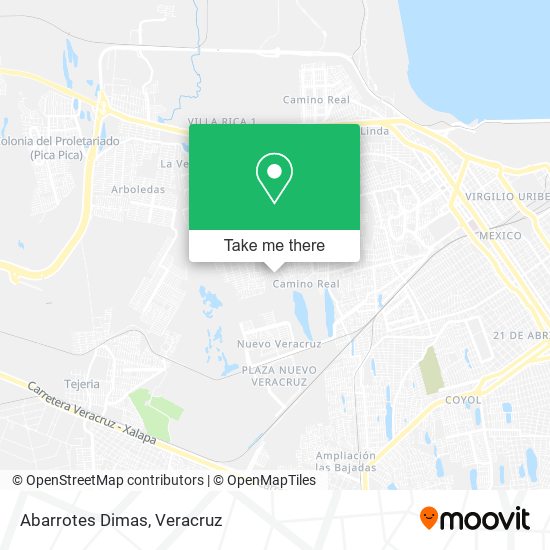 Abarrotes Dimas map