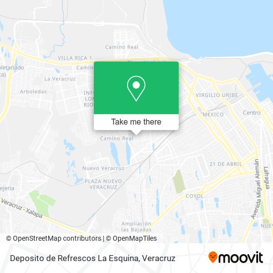 Deposito de Refrescos La Esquina map