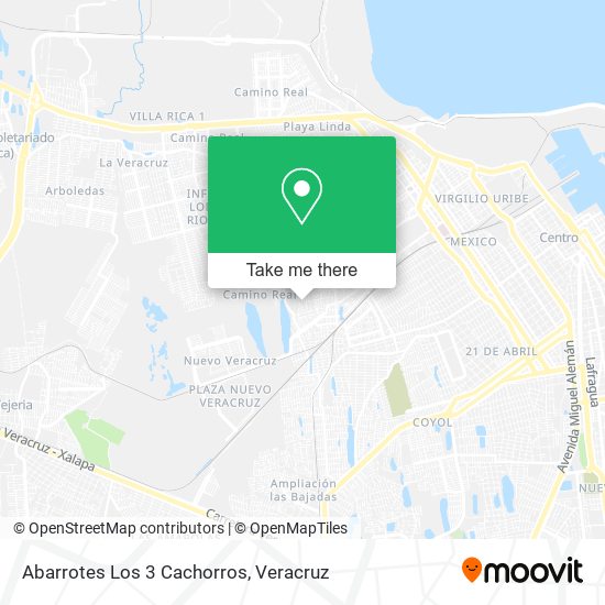 Abarrotes Los 3 Cachorros map