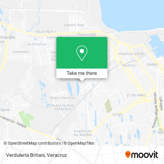 Verdulería Britani map