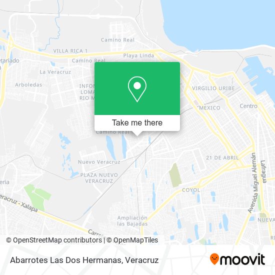 Abarrotes Las Dos Hermanas map