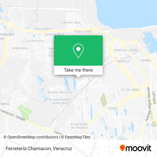 Ferretería Chamacon map