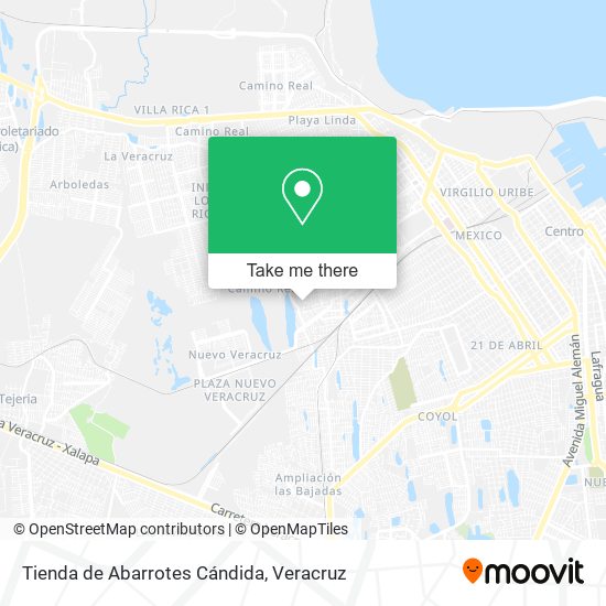 Tienda de Abarrotes Cándida map