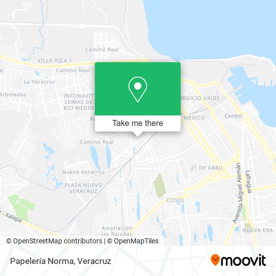Mapa de Papelería Norma