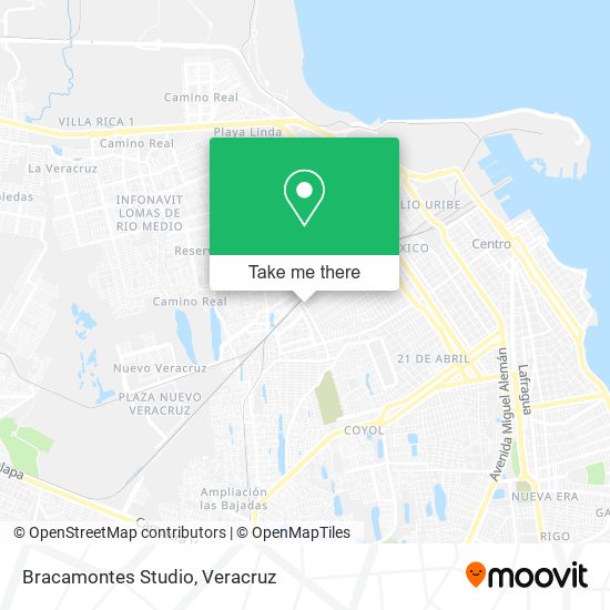 Bracamontes Studio map