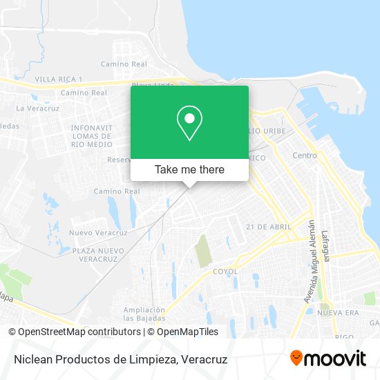 Niclean Productos de Limpieza map