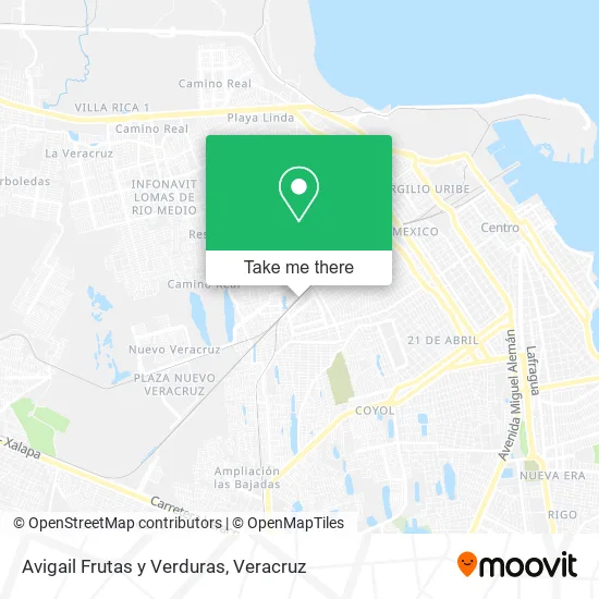 Avigail Frutas y Verduras map