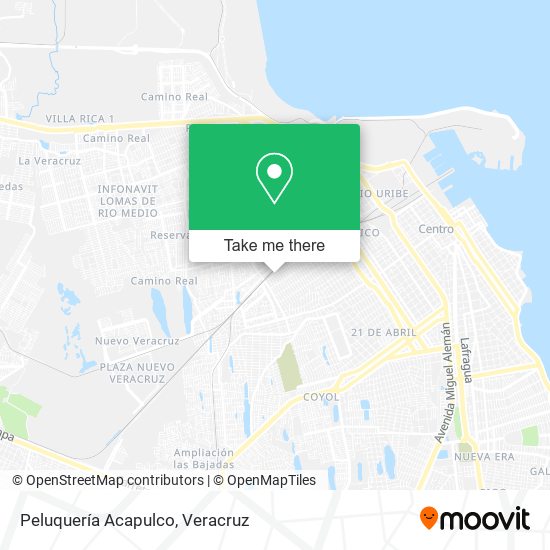 Peluquería Acapulco map