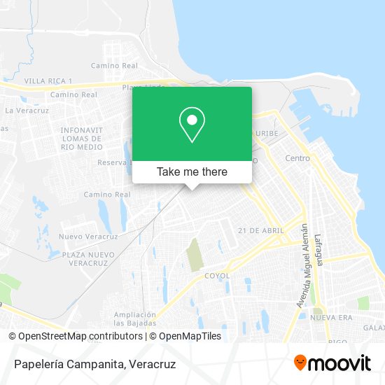 Papelería Campanita map