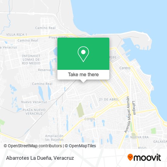Abarrotes La Dueña map