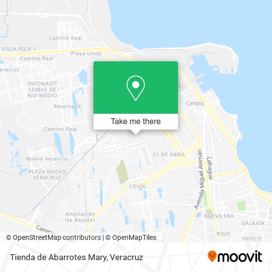 Tienda de Abarrotes Mary map