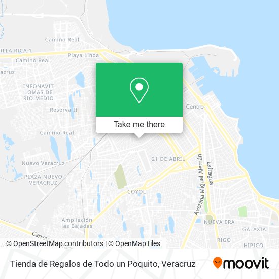 Mapa de Tienda de Regalos de Todo un Poquito