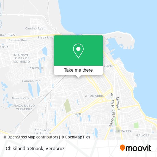 Mapa de Chikilandia Snack
