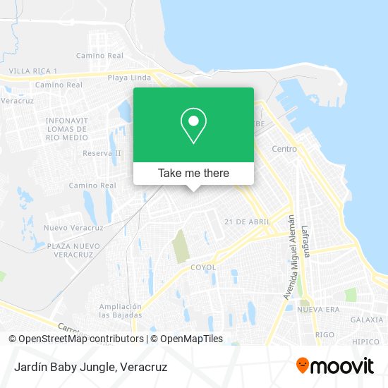 Jardín Baby Jungle map