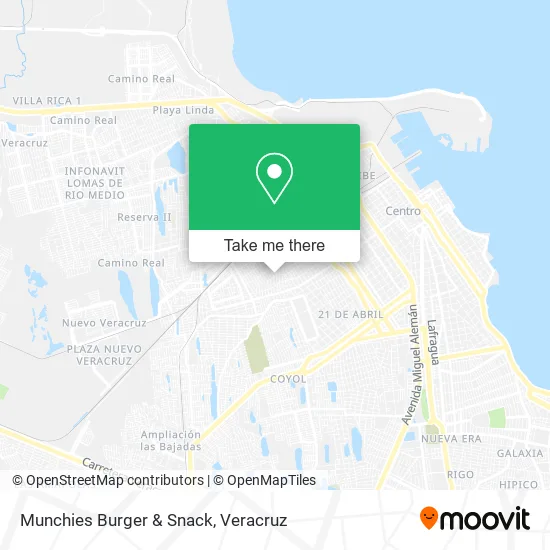 Munchies Burger & Snack map