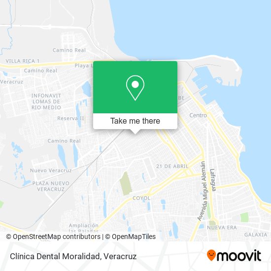 Mapa de Clínica Dental Moralidad