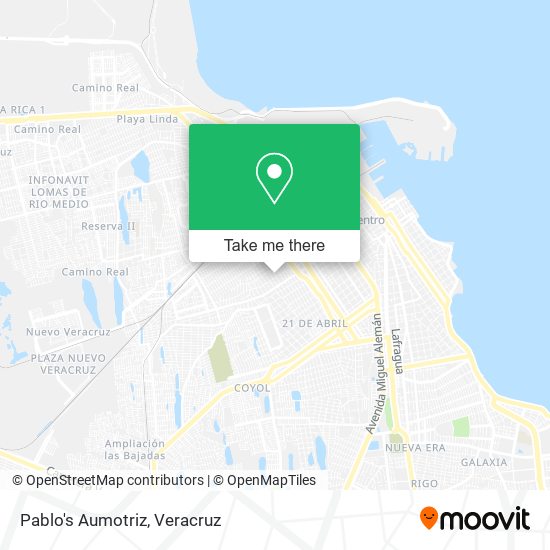 Mapa de Pablo's Aumotriz