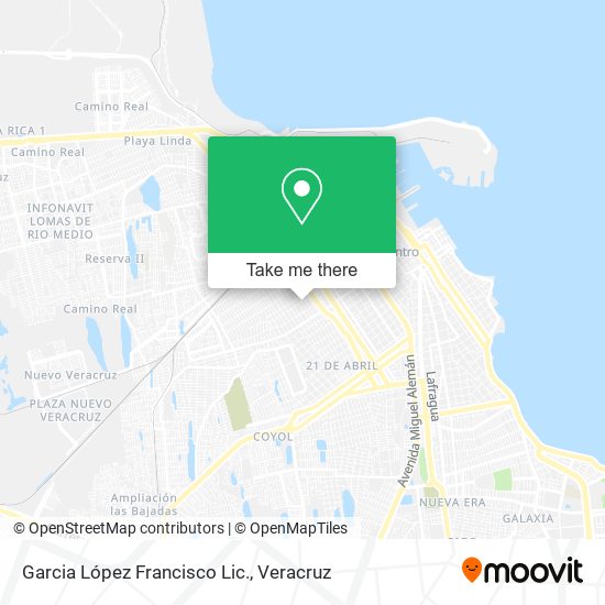 Garcia López Francisco Lic. map
