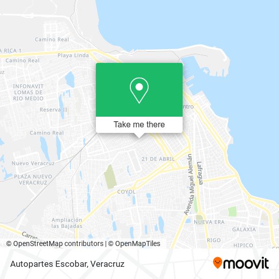 Mapa de Autopartes Escobar