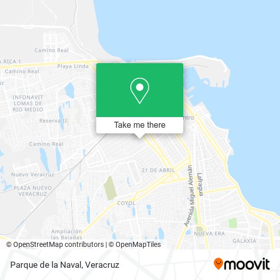 Mapa de Parque de la Naval