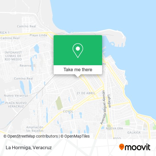 Mapa de La Hormiga