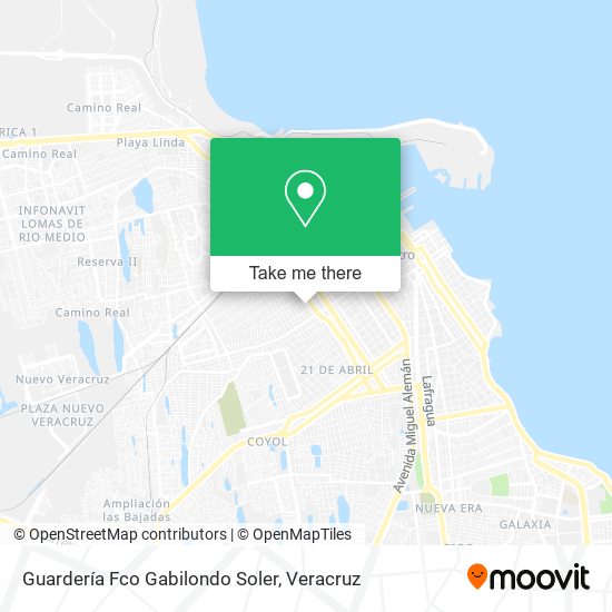 Mapa de Guardería Fco Gabilondo Soler