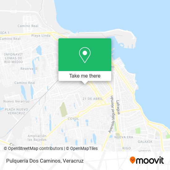 Pulquería Dos Caminos map