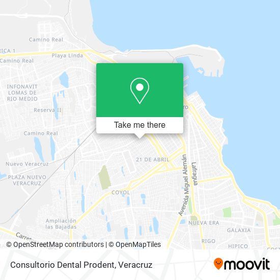 Mapa de Consultorio Dental Prodent