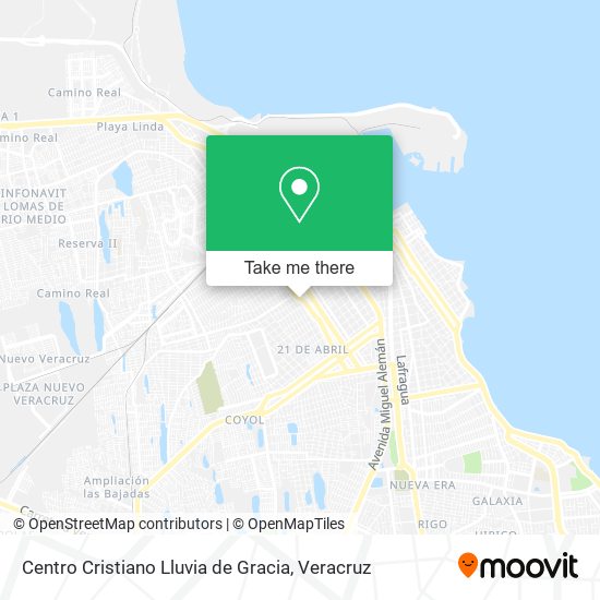 Mapa de Centro Cristiano Lluvia de Gracia