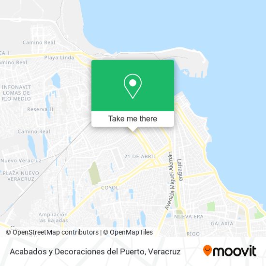 Acabados y Decoraciones del Puerto map