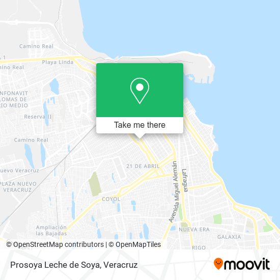 Prosoya Leche de Soya map