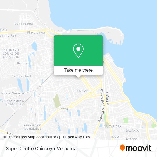 Super Centro Chincoya map