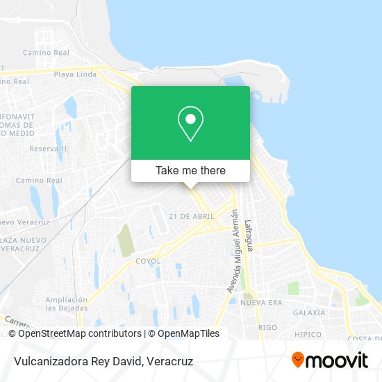 Mapa de Vulcanizadora Rey David