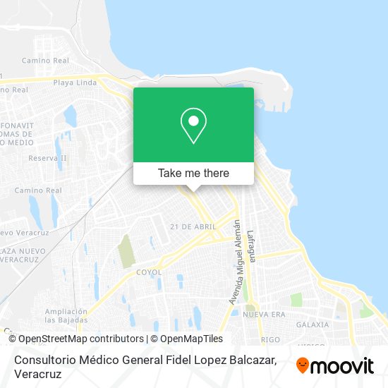 Consultorio Médico General Fidel Lopez Balcazar map