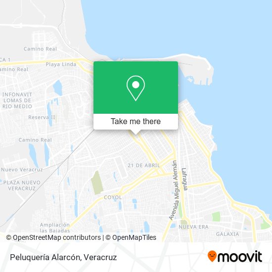 Mapa de Peluquería Alarcón
