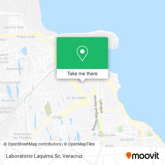 Laboratorio Laquims Sc map