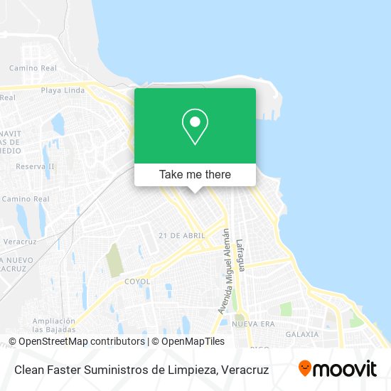 Clean Faster Suministros de Limpieza map