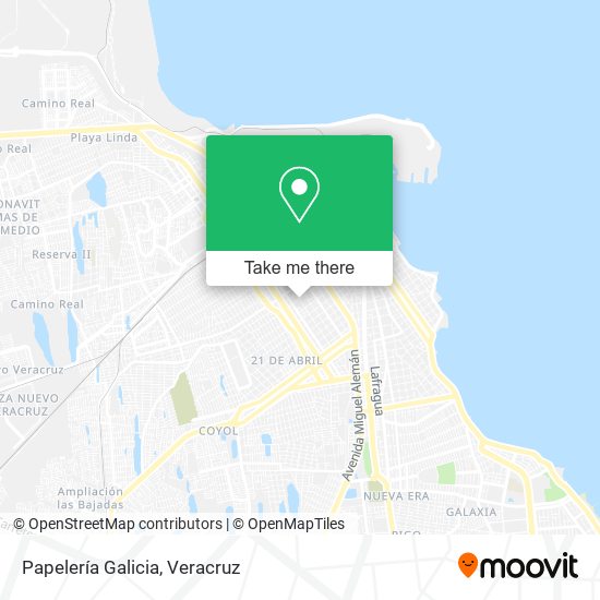 Papelería Galicia map