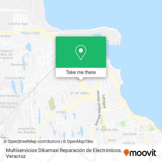 Multiservicios Dikamaxi Reparación de Electrónicos map