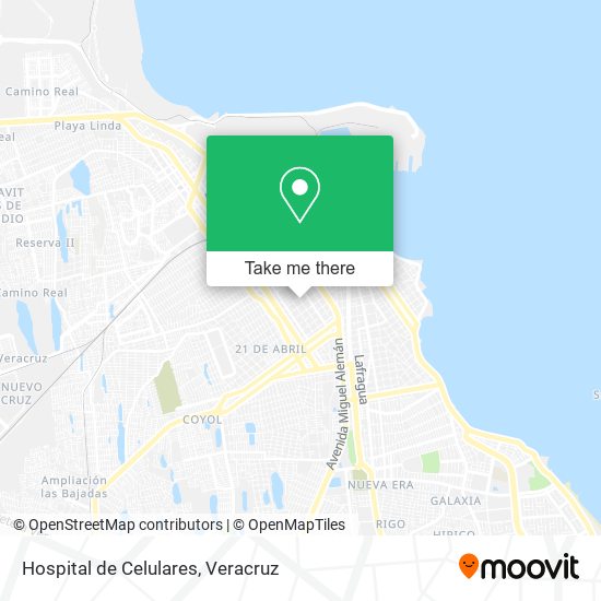 Hospital de Celulares map
