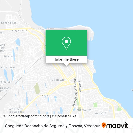 Ocegueda Despacho de Seguros y Fianzas map