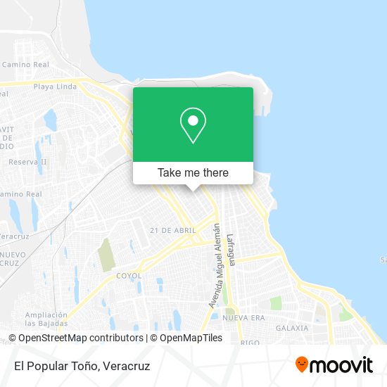 El Popular Toño map