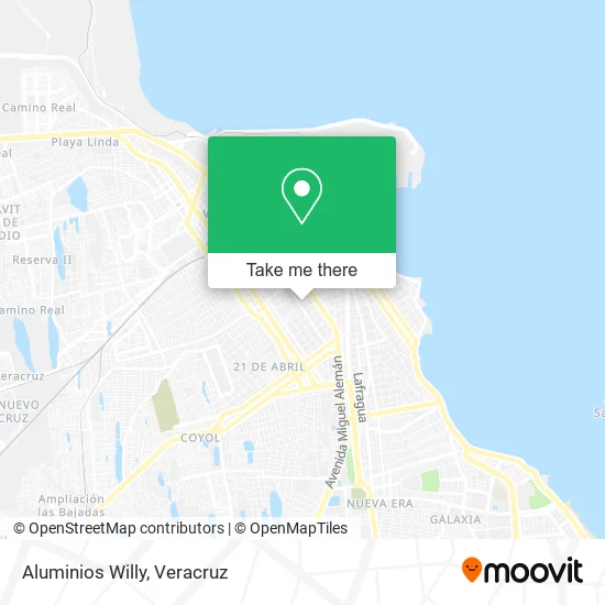 Aluminios Willy map
